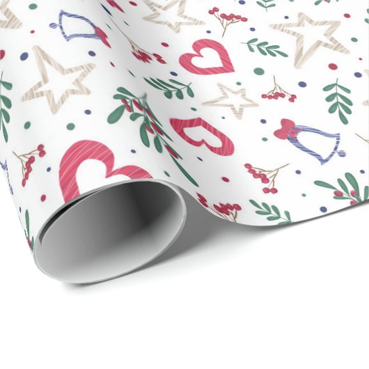Weihnachtsverpackungspapiere Geschenkpapier (Rolleneckpunkt)