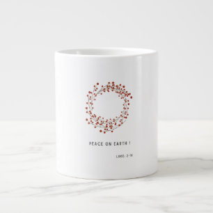 Weihnachtsvers-Tasse Lukas 2:14 Jumbo-Tasse