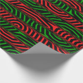 Weihnachtsverschwörungsstreifen Geschenkpapier (Ecke)