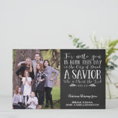 Weihnachtsverse Typografie-Foto (Stehend Vorderseite)