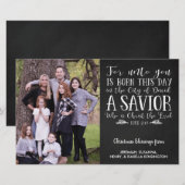 Weihnachtsverse Typografie-Foto (Vorne/Hinten)