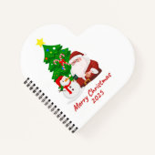 Weihnachtsversion Notizblock (Vorderseite)