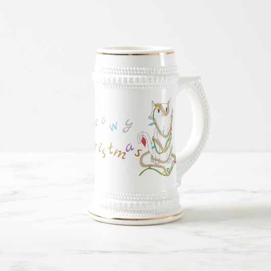 Weihnachtsverwirrung Bierglas (VorderseiteRechts)