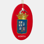 Weihnachtsverzierung Azoren Horta Faial Keramik Ornament (Rechts)