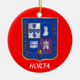 Weihnachtsverzierung Azoren Horta Faial Keramikornament