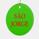 Weihnachtsverzierung Azoren SÃO JORGE Keramikornament (Links)
