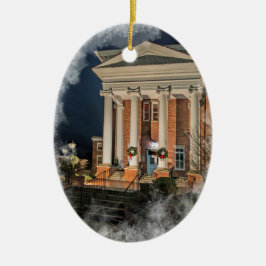 Weihnachtsverzierung Carnegie Hall Lewisburg, WV Keramikornament