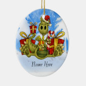 Weihnachtsverzierung, die Sie personifizieren Keramikornament (Rechts)