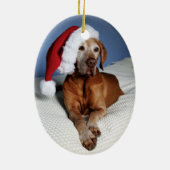 Weihnachtsverzierung (Flynn) Keramik Ornament (Hinten)