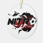 Weihnachtsverzierung Keramik Ornament (Links)