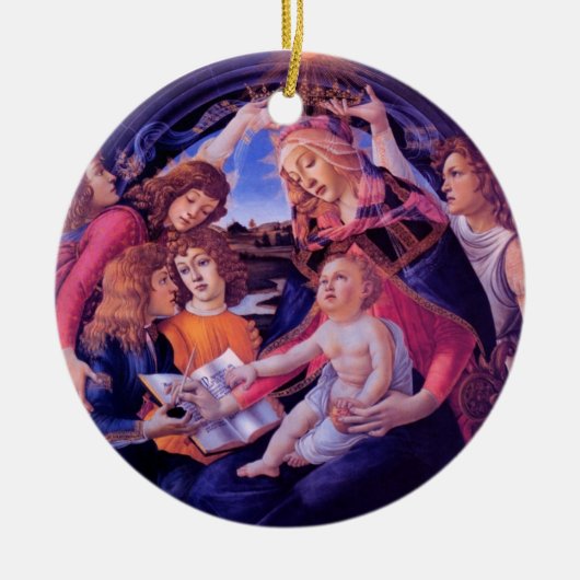 Weihnachtsverzierung Keramikornament (Vorne)