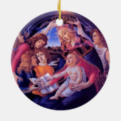 Weihnachtsverzierung Keramikornament (Hinten)
