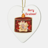 Weihnachtsverzierung Keramikornament (Links)