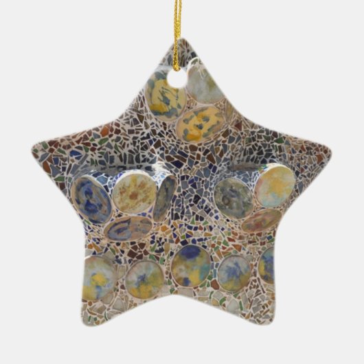 Weihnachtsverzierung Keramikornament (Vorne)