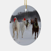 Weihnachtsverzierung Keramikornament (Rechts)