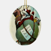 Weihnachtsverzierung Keramikornament (Rechts)
