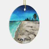 Weihnachtsverzierung Key West Florida Keramik Ornament (Rechts)