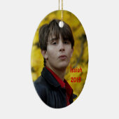 Weihnachtsverzierung mit Jesaja u. Micah Keramikornament (Rechts)