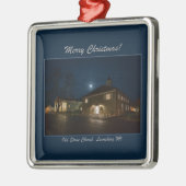 Weihnachtsverzierung OldStoneChurch Silbernes Ornament (Links)