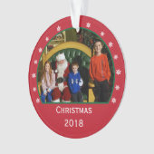 Weihnachtsverzierung Ornament (Vorderseite)