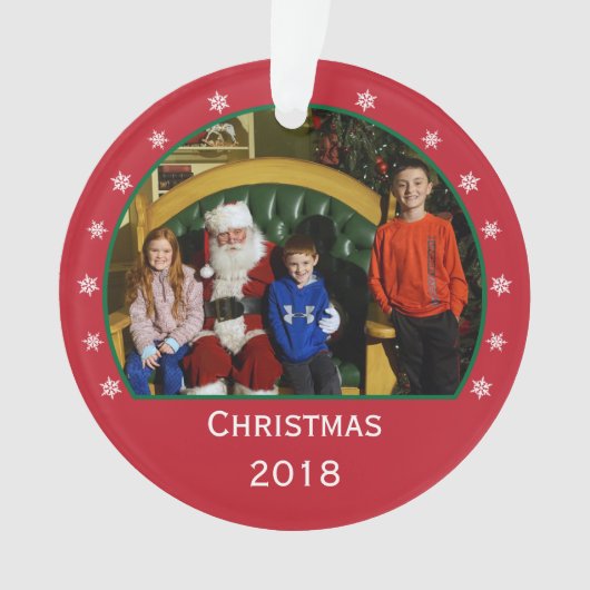 Weihnachtsverzierung Ornament (Vorderseite)