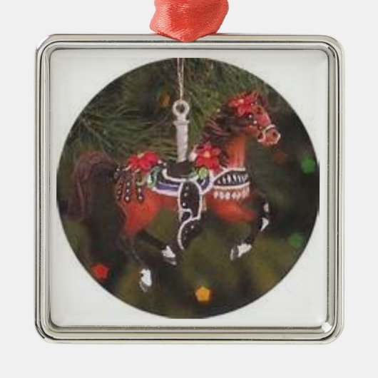 WEIHNACHTSverzierung Ornament Aus Metall (Vorne)