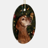 Weihnachtsverzierung (Paris) Keramikornament (Rechts)