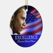 Weihnachtsverzierung Präsidenten-Barack Obama Keramikornament (Rechts)