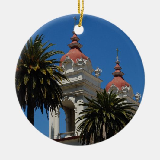 Weihnachtsverzierung San Jose Kalifornien Keramik Ornament (Vorne)