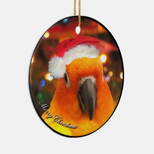 Weihnachtsverzierung Sankt Sun Conure Keramik Ornament (Rechts)