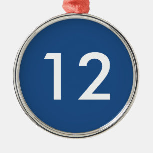 Weihnachtsverzierung Seattle-Fußballfan-12 Ornament Aus Metall