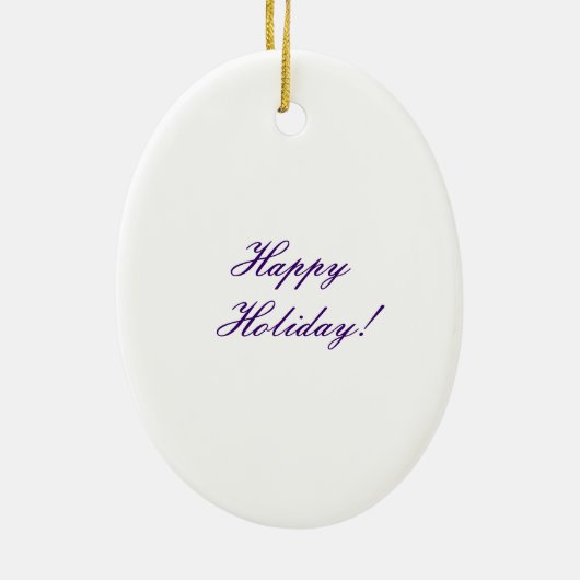 Weihnachtsverzierung Shih Tzu Keramik Ornament (Hinten)