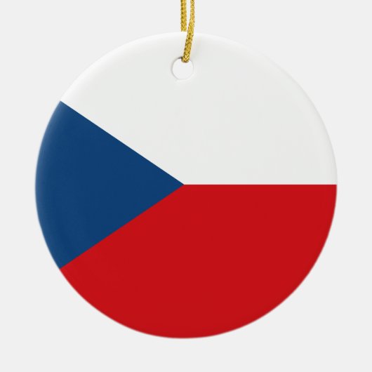 Weihnachtsverzierung Tschechen Prague* Keramik Ornament (Vorne)