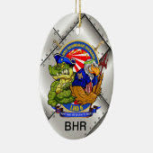 Weihnachtsverzierung USSs BHR LHD-6 Keramik Ornament (Rechts)