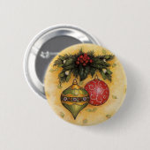 Weihnachtsverzierungen Button (Vorne & Hinten)