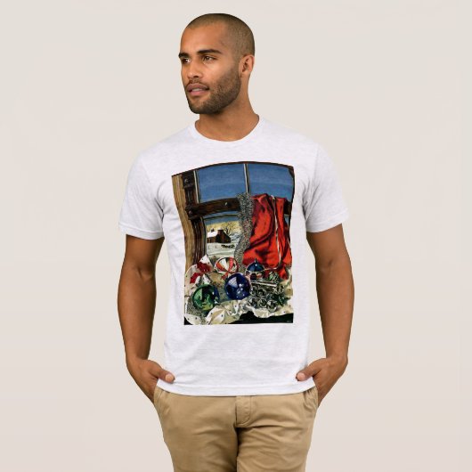 Weihnachtsverzierungen T-Shirt (Vorne ganz)