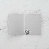 Weihnachtsverzierungs-Fraktal #1 Feiertagskarte (Innenseite)