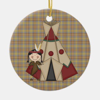 Weihnachtsverzierungs-gebürtiges Keramikornament