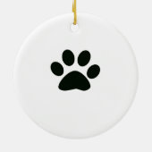 Weihnachtsverzierungs-Hundesatz Keramik Ornament (Hinten)