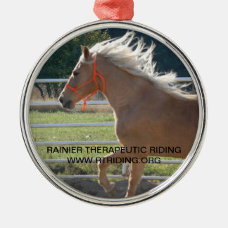 Weihnachtsverzierungs-Tango Silbernes Ornament