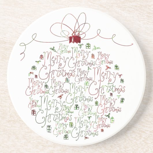 Weihnachtsverzierungs-Untersetzer Untersetzer (Vorne)