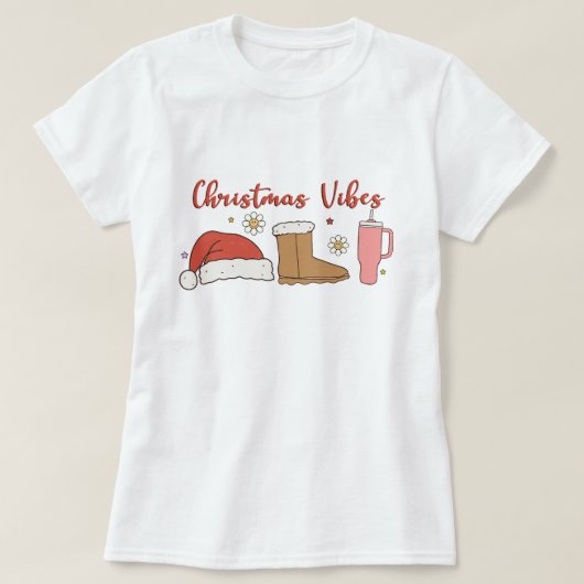 Weihnachtsvibes T-Shirt (Design vorne)