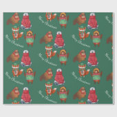 Weihnachtsvieh Geschenkpapier (Flach)