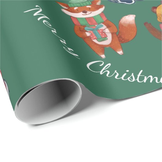Weihnachtsvieh Geschenkpapier (Rolleneckpunkt)