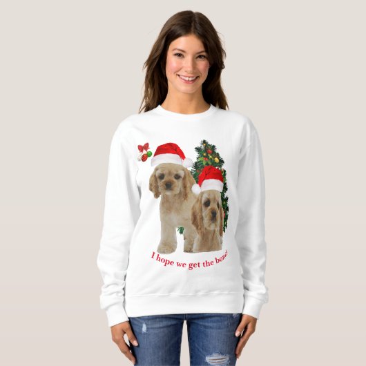 Weihnachtsvieh Sweatshirt (Vorne ganz)