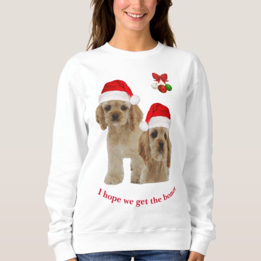 Weihnachtsvieh Sweatshirt (Vorderseite)