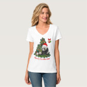 Weihnachtsvieh T-Shirt (Vorderseite Vollansicht)