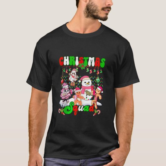 Weihnachtsviertel Funny Boujee Gingerbread Xm T-Shirt (Vorderseite)