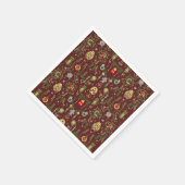 Weihnachtsviette Serviette (Ecke)