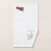 WeihnachtsVintager LKW mit Schneeflocken Badhandtuch Set (Handtuch)